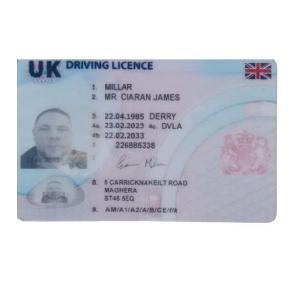 Buy Fake UK Driving Licence